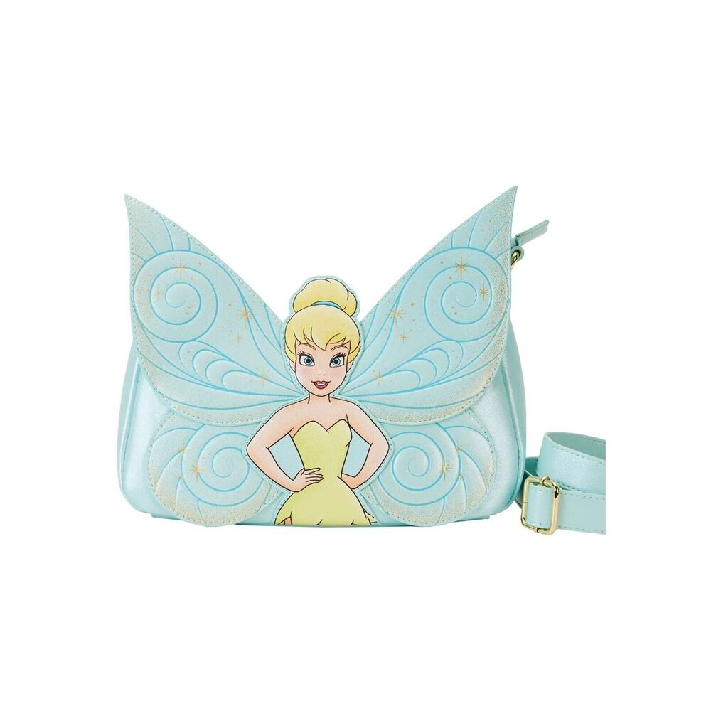 Loungefly Disney Peter Pan Tinker Bell Glitter Crossbody Bag - New with Tag
